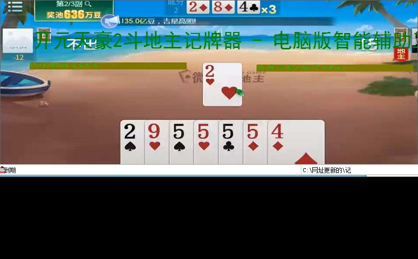 开元天豪2斗地主记牌器 - 电脑版智能辅助工具，助你轻松赢牌