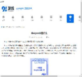deepseek是什么-深入了解deepseek软件介绍 - 91手游网